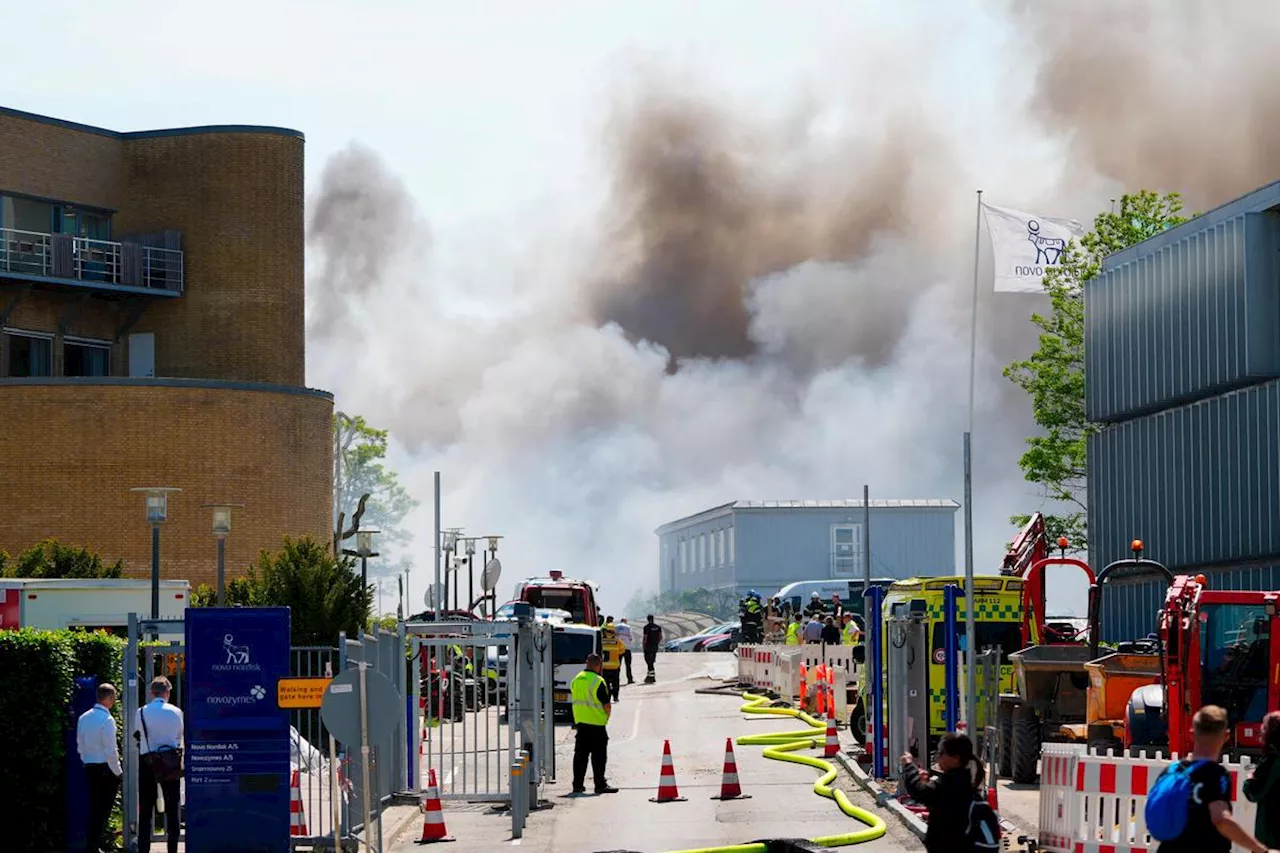 Incendie massif dans les bureaux du géant pharmaceutique danois Novo Nordisk