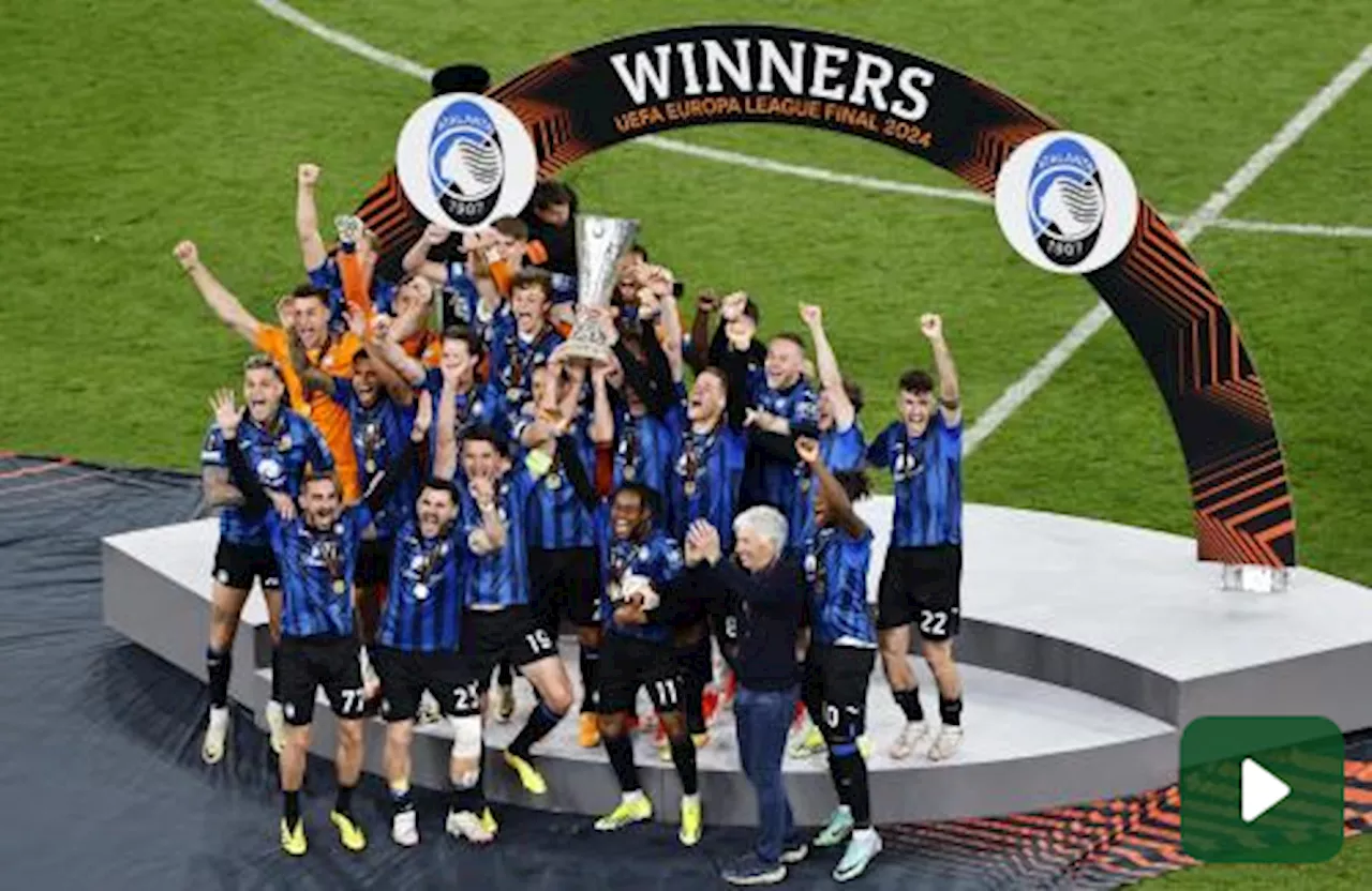 Europa League, in quindicimila festeggiano l'Atalanta a Bergamo