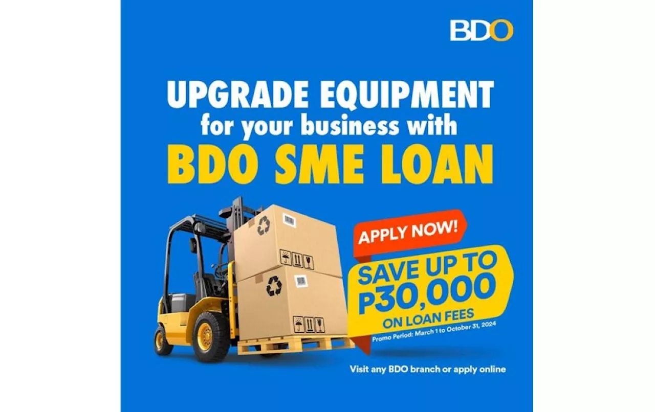 BDO supports SMEs with waived fee promo on SME loans