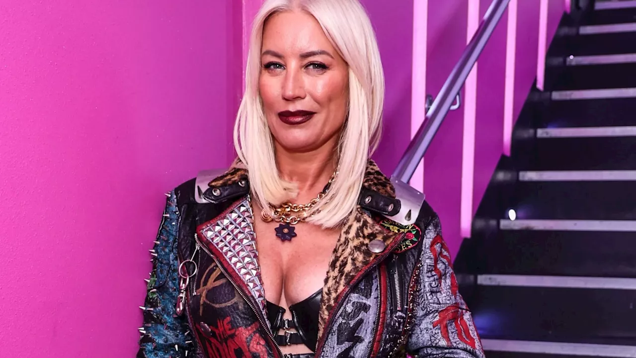 Denise van Outen rocks punk look as she music video ahead of her 50th birthday...