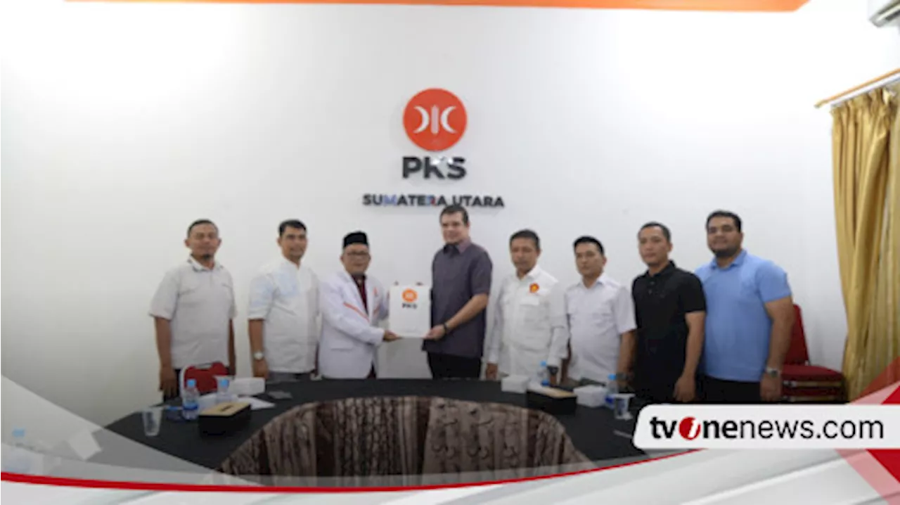 Bobby Nasution Kembalikan Formulir Bacagubsu ke DPW PKS Sumut