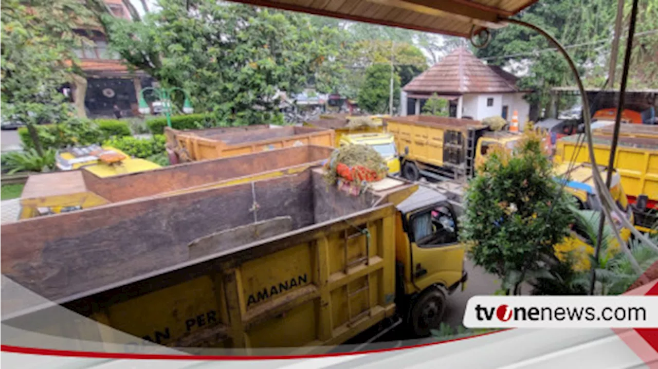 Sopir Truk Sampah Dinas LH Kota Bogor Mogok Tuntut Biaya Operasional Ditambah