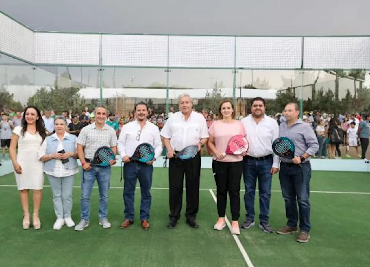 Inaugura alcalde de Saltillo academia pública de Pádel