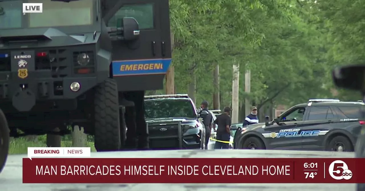 3 dead after man barricades himself into Cleveland home leading to standoff Tuesday night