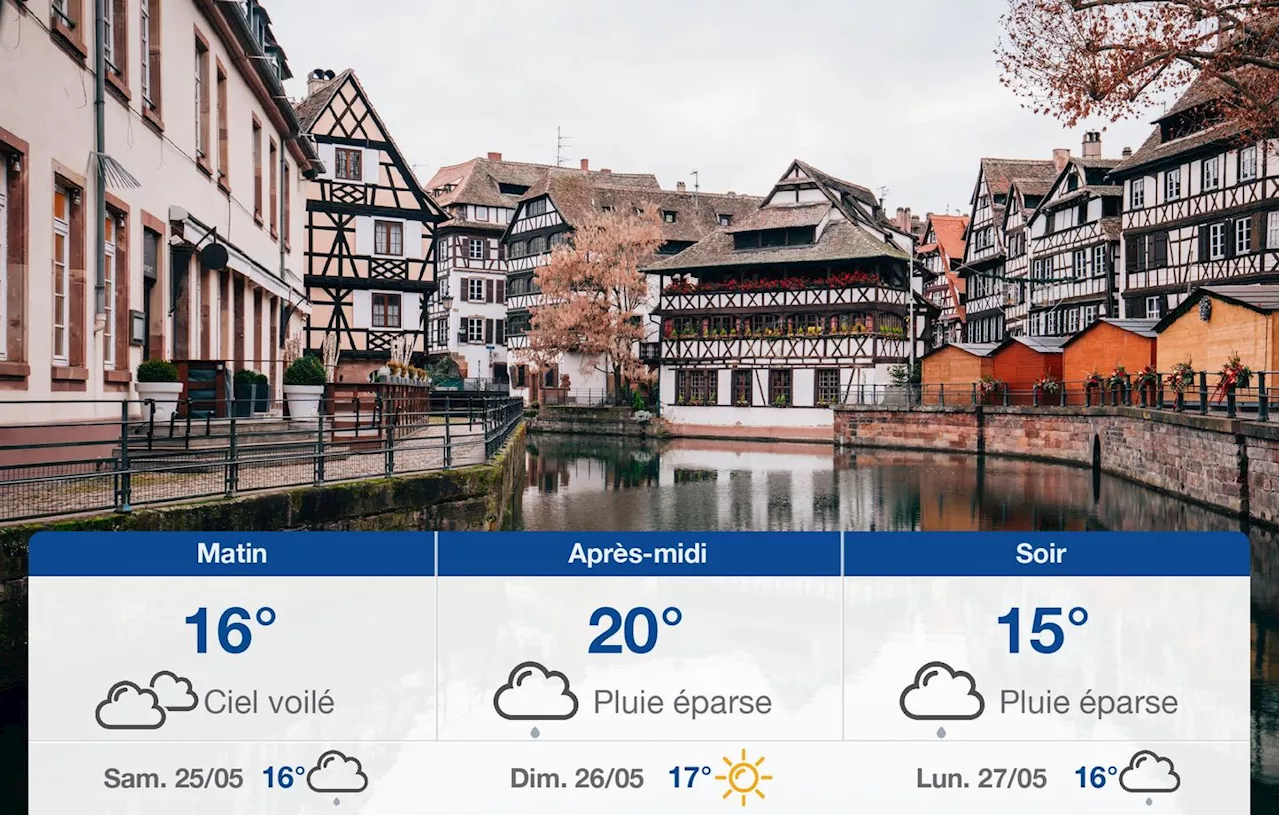 Météo Strasbourg: prévisions du vendredi 24 mai 2024