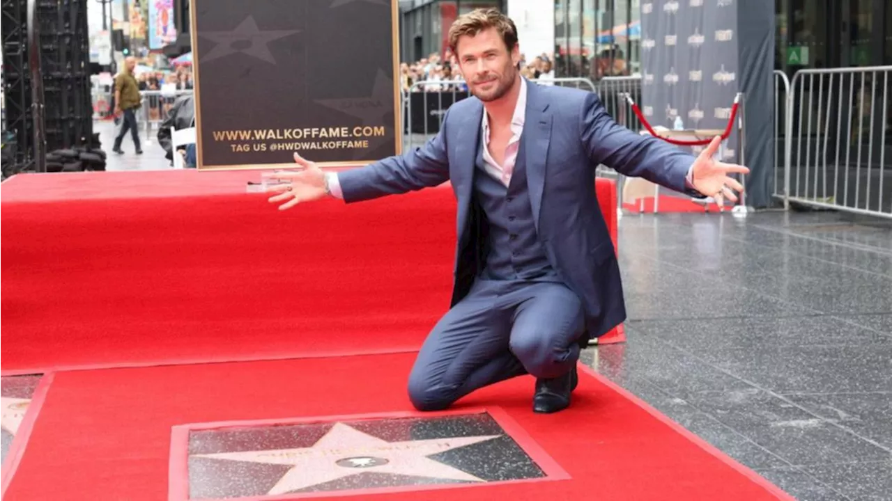 Aussie actor Chris Hemsworth honoured with star on Hollywood’s Walk of Fame