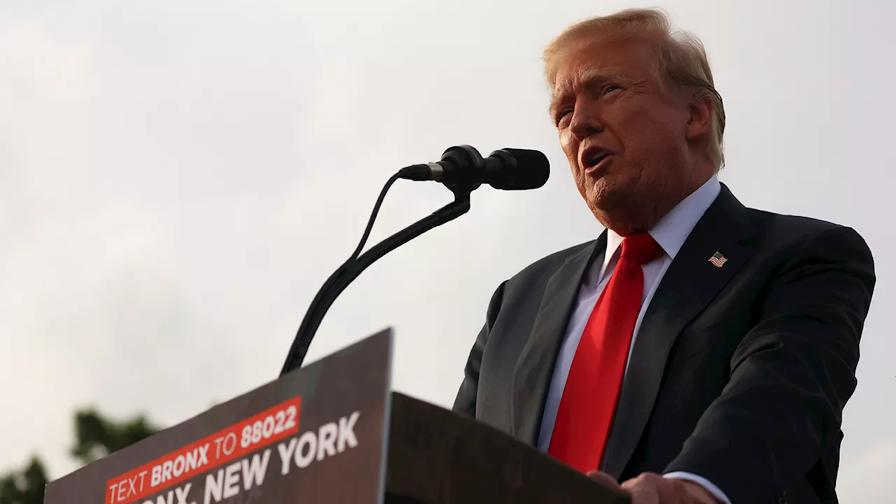 Trump holds rally in South Bronx as he tries to woo minority voters