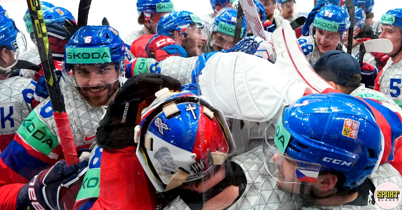 Tre Kronor möter Tjeckien i VM-semifinal