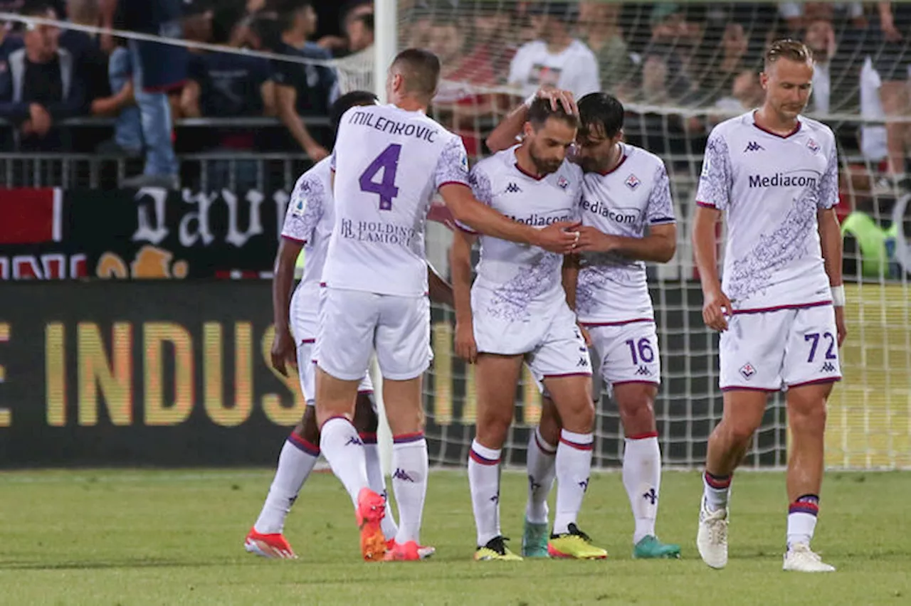 Serie A: a Cagliari la Fiorentina vince 3-2 CRONACA e FOTO