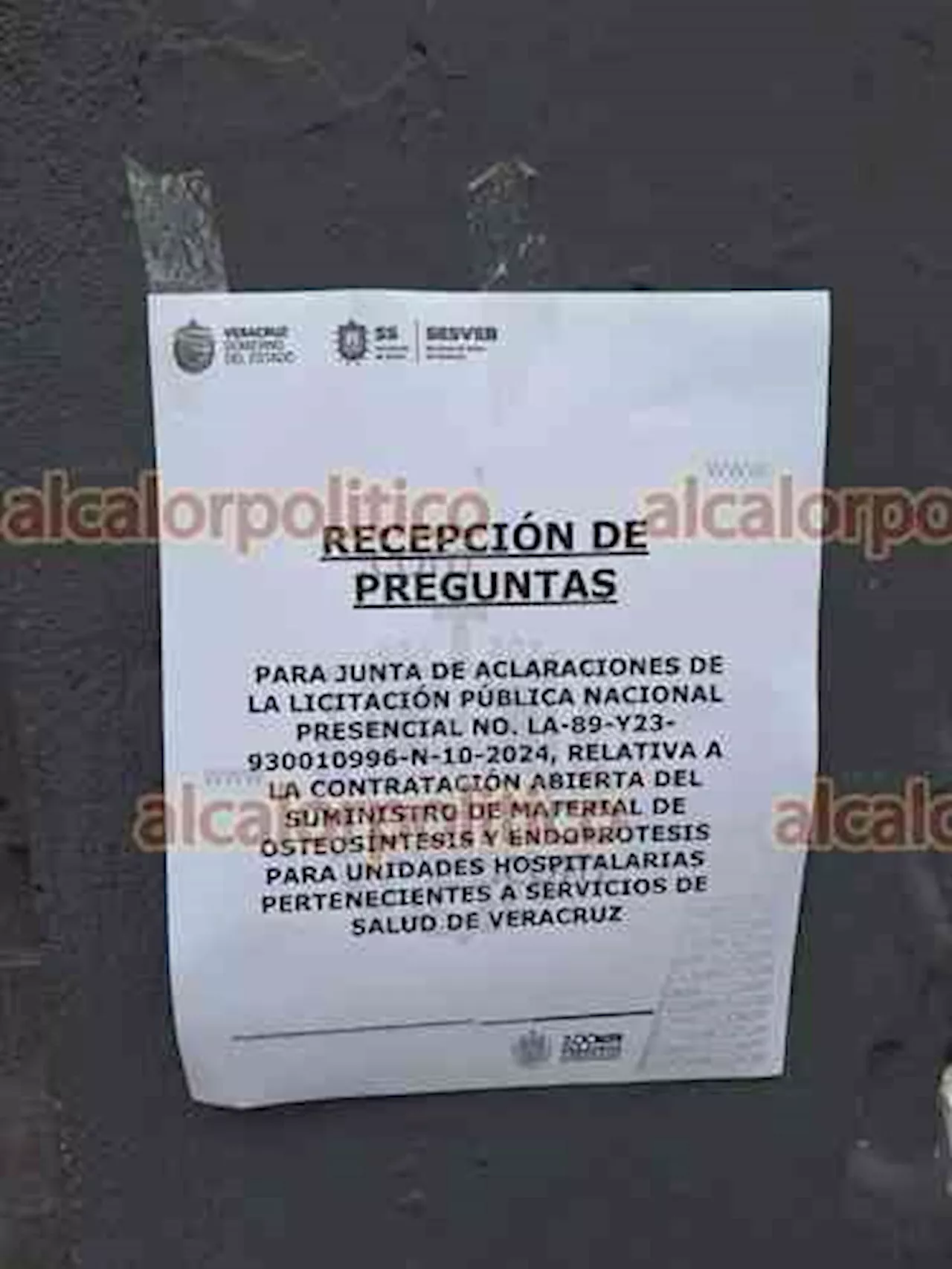 Protesta no frena la entrega de contratos en Secretaría de Salud