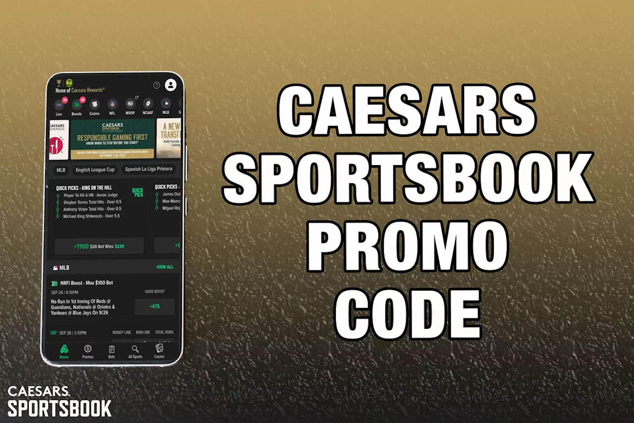 Caesars Sportsbook promo code AMNY81000: $1K bet to any NBA, NHL, MLB game