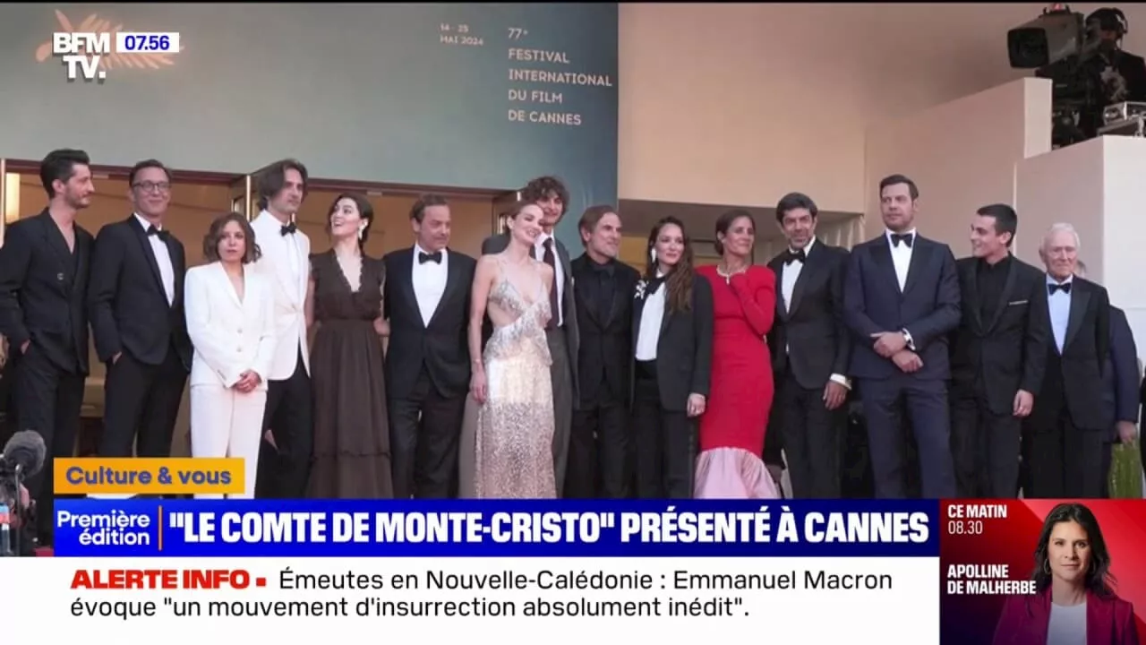 Le film 'Le comte de Monte-Cristo', avec Pierre Niney et Laurent Lafitte, a été présenté au Festival de Cannes