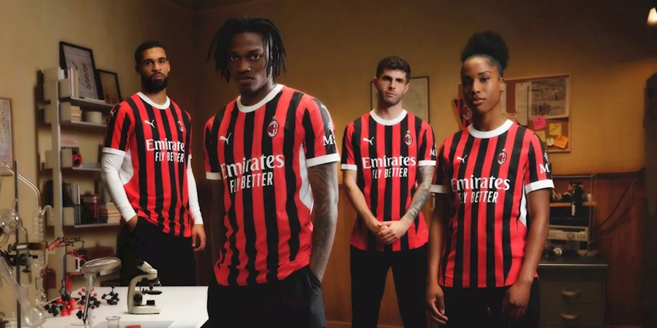 AC Milan Resmi Rilis Jersey Home untuk Musim 2024/2025: Minimalis tapi Elegan!