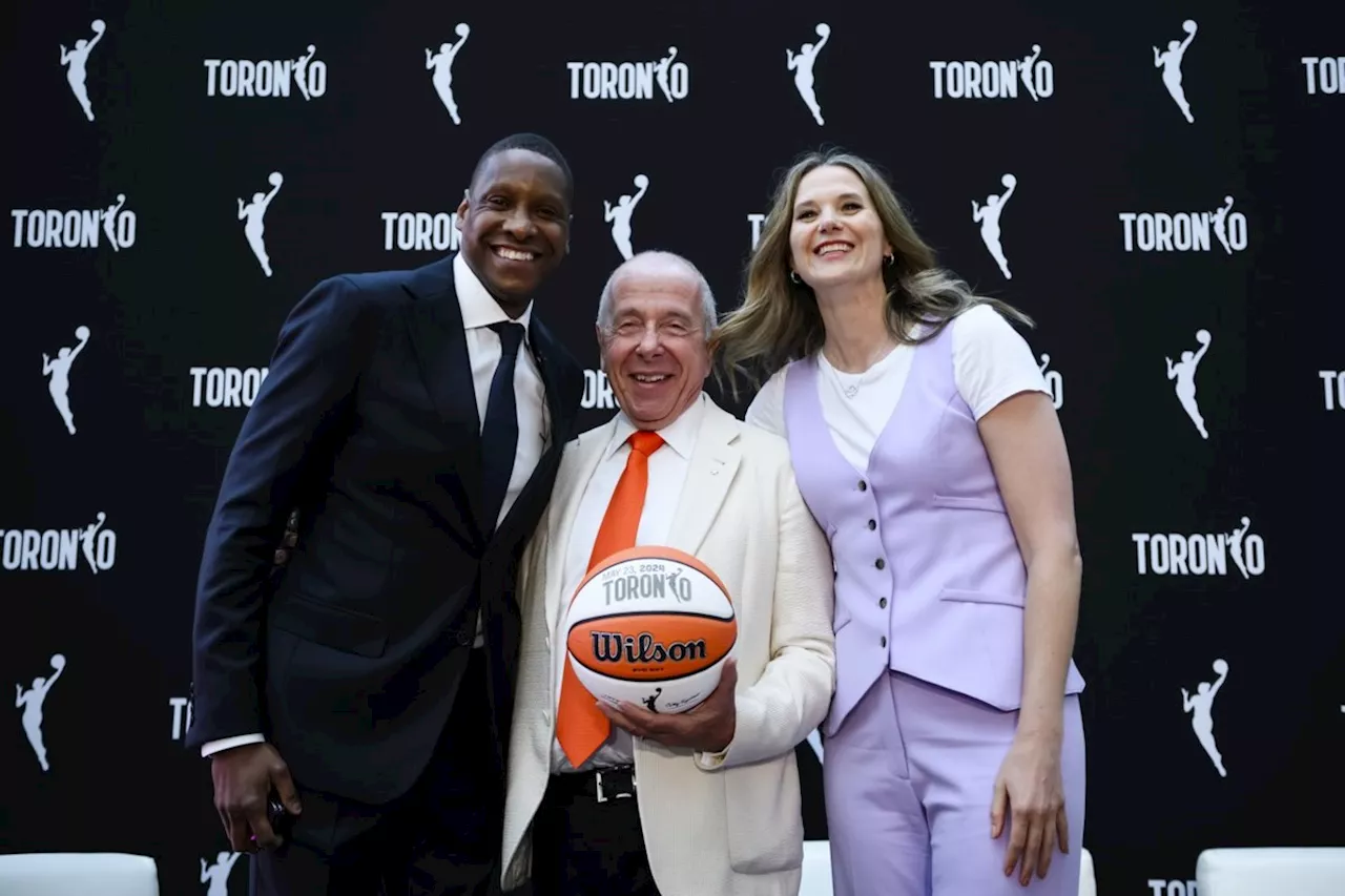 Toronto's WNBA expansion franchise touted as 'Canada's team' by owner Larry Tanenbaum