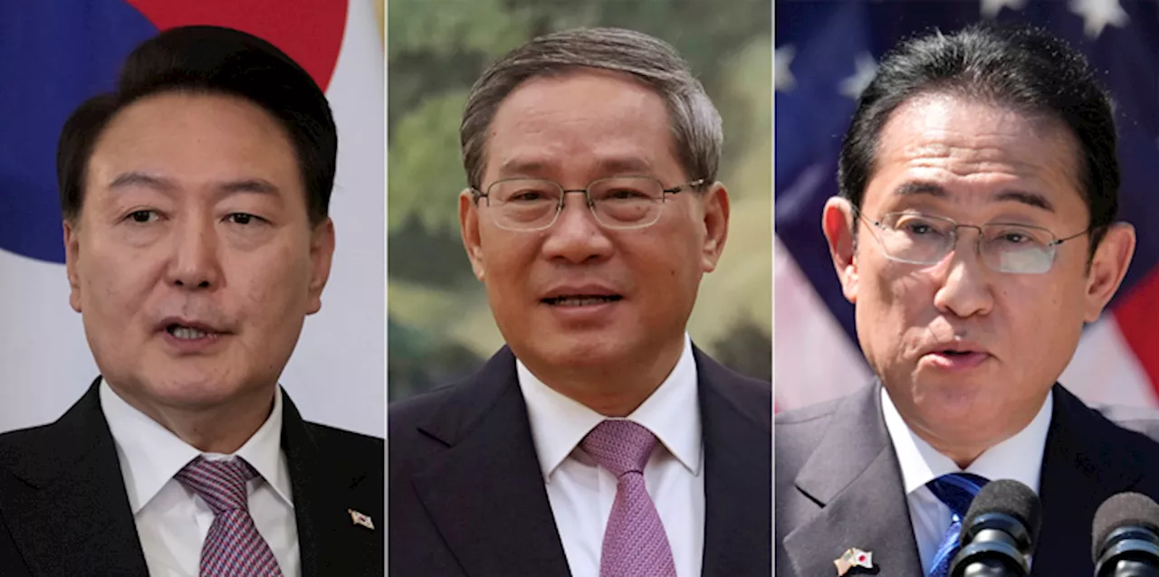 Leaders of South Korea, China and Japan will meet next week for the first time since 2019