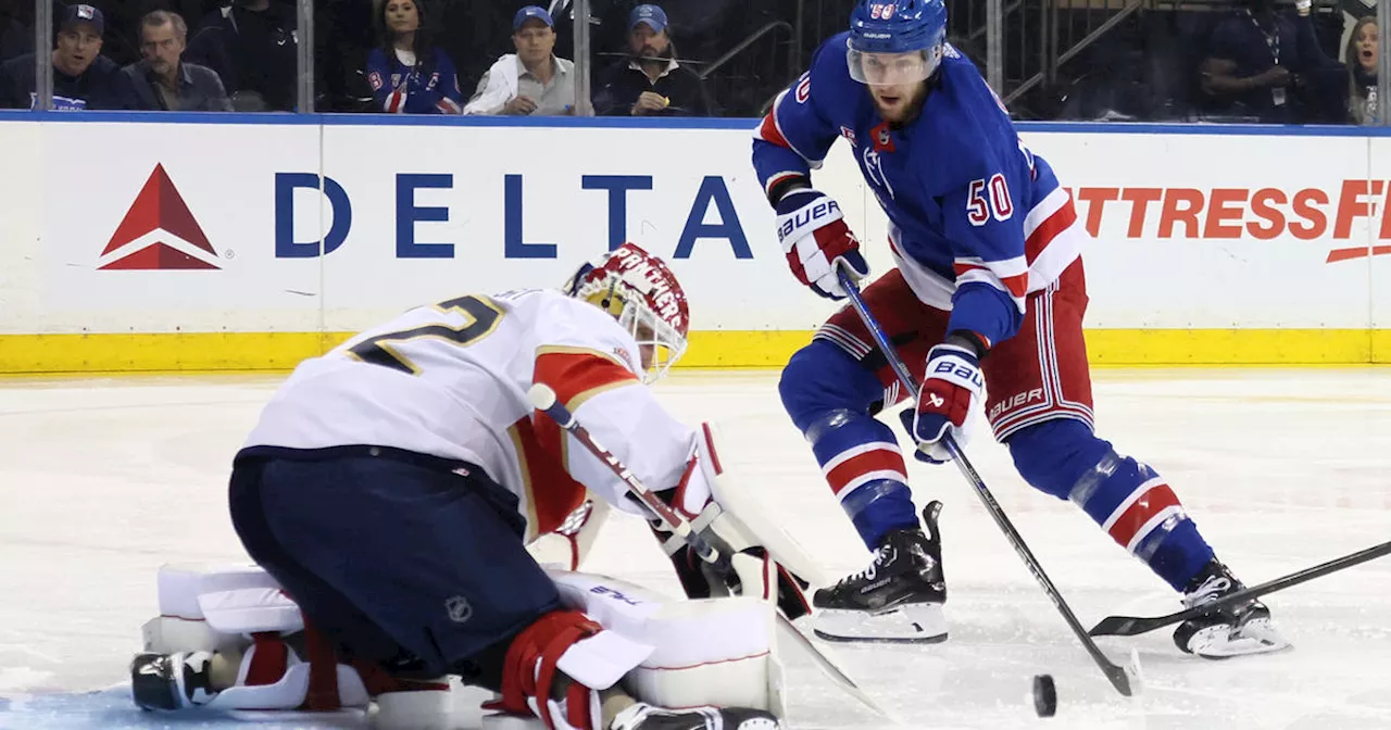 Panthers clamp down defensively, blank Rangers in Game 1