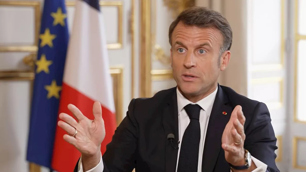 Macron: French AI boom could help EU close tech innovation gap with U.S. and China