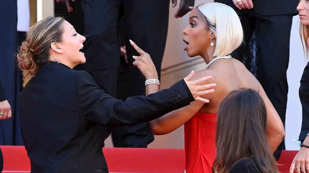 Kelly Rowland accuses Cannes security guard of racism after bust-up