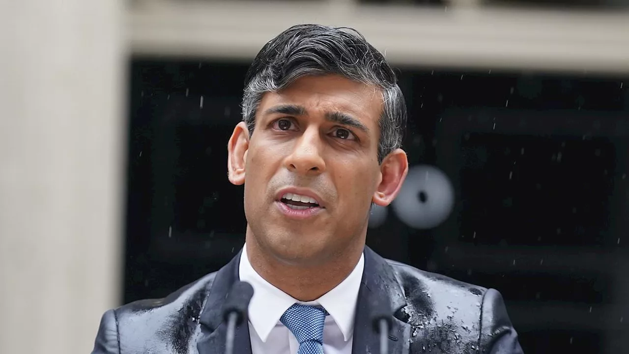 Rishi Sunak gave off a good 'vibe' despite the Downing Street downpour and 'looked like someone...