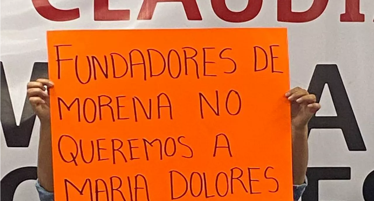 Fundadores de Morena dicen “Claudia Sí, Dolores No” y llaman a votar por Toño Aztiazarán