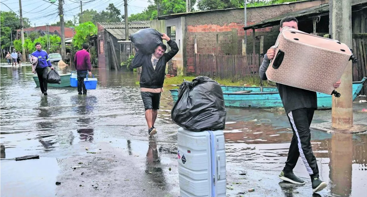 Lluvias no ceden en Brasil, causan nuevas inundaciones en Porto Alegre