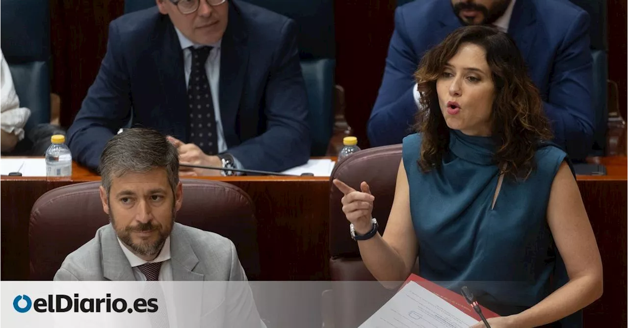 El PSOE denunciará a Ayuso por acusar a la izquierda de ayudar a ETA y Hamás