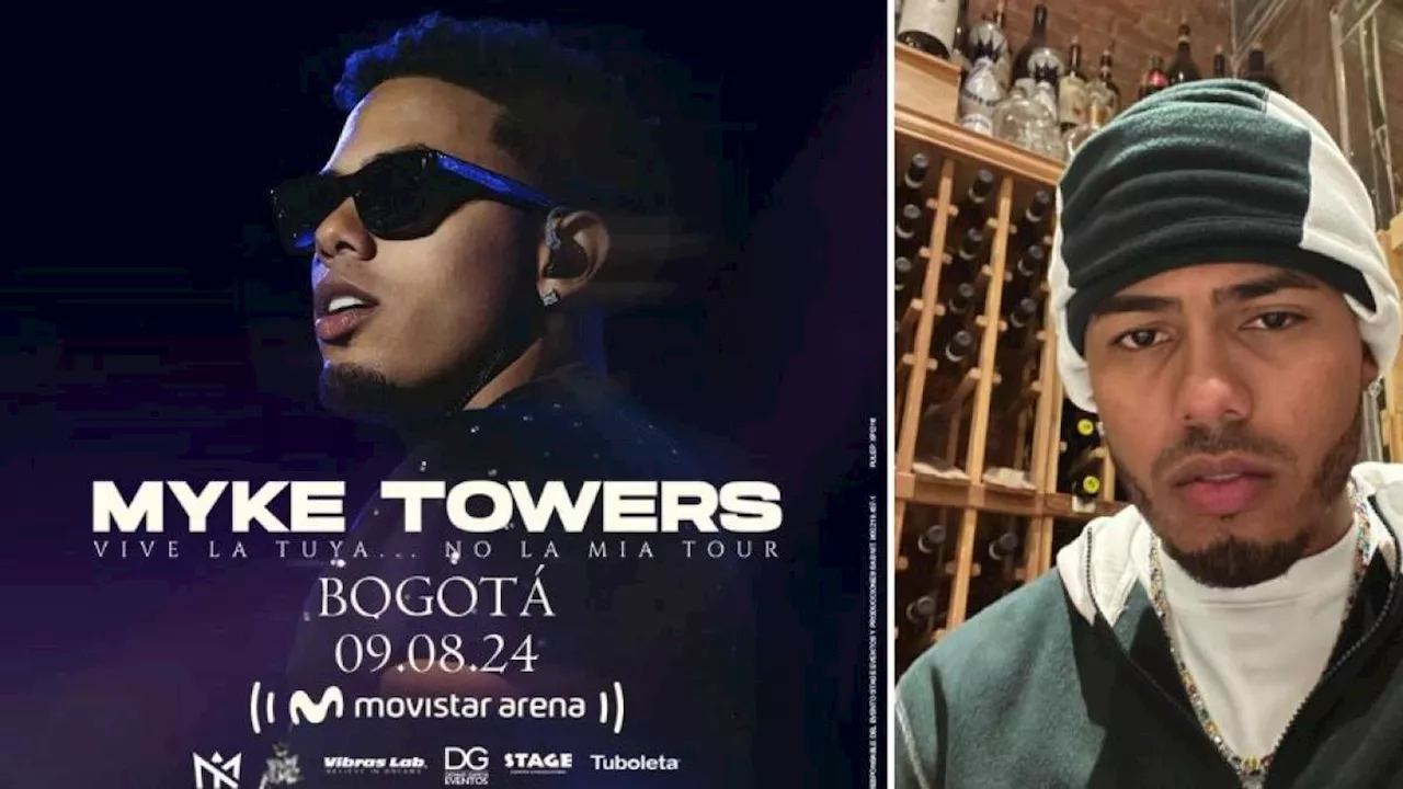 Myke Towers en concierto en Bogotá: fecha, lugar y precios de boletas