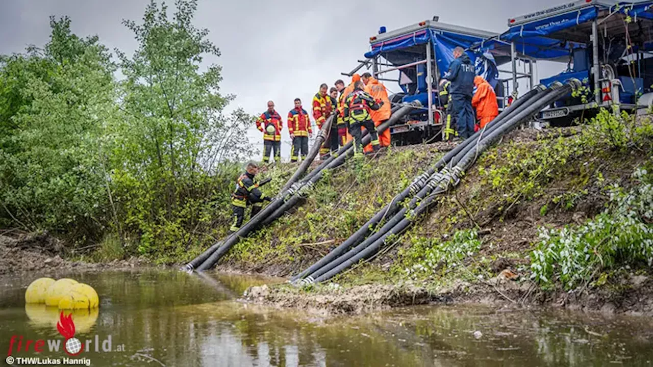 D: THW-Kräfte aus Bremen und Niedersachsen beenden Hochwasser-Einsatz in Rheinland-Pfalz