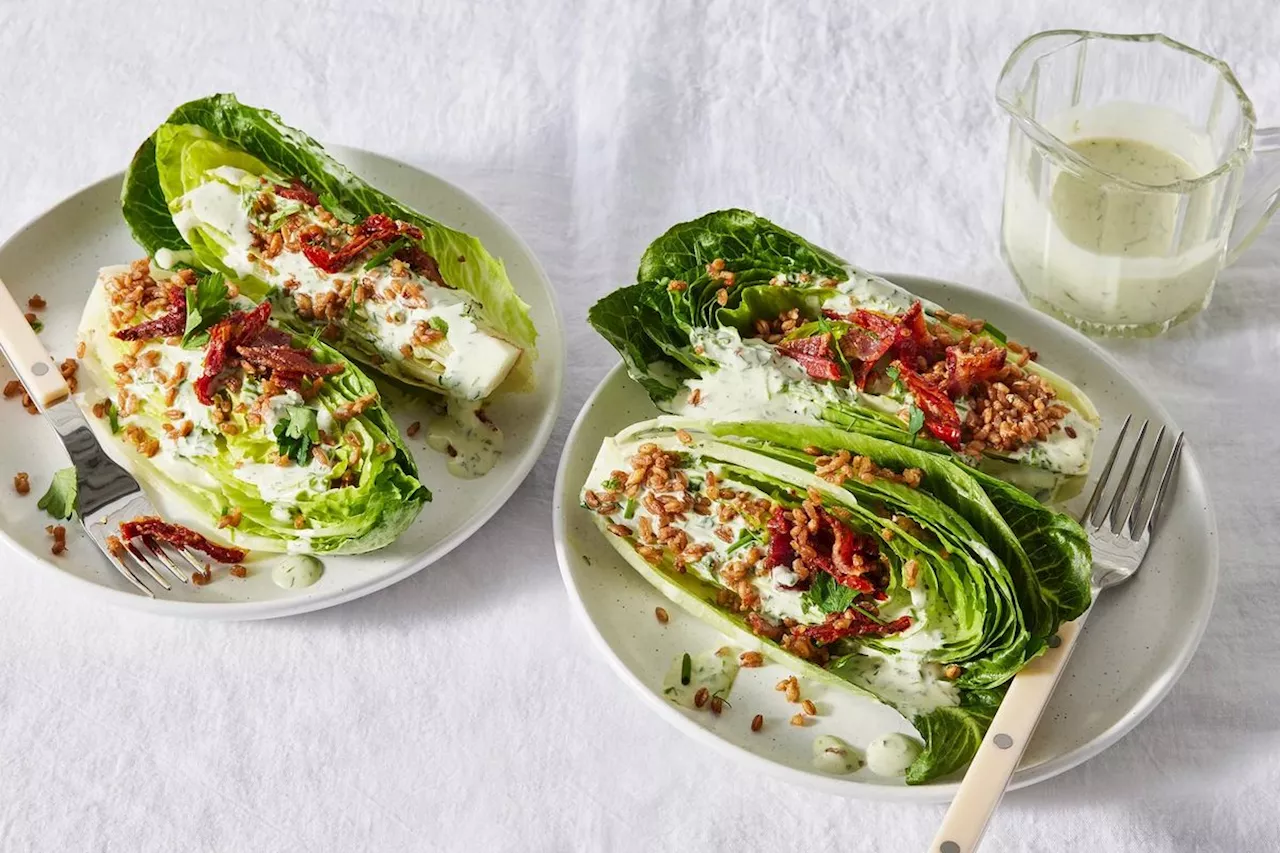 Toasted Farro Wedge Salad with Dairy-Free Ranch Recipe on Food52