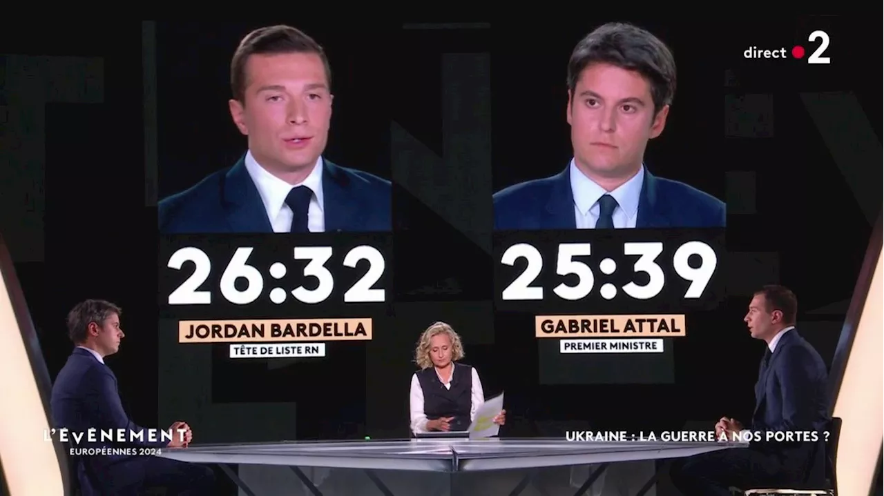 VIDEOS. Les moments forts du débat entre Gabriel Attal et Jordan Bardella