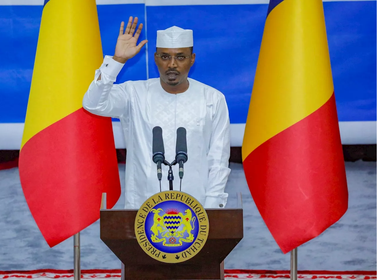 Chad swears in president after disputed election, ending years of military rule