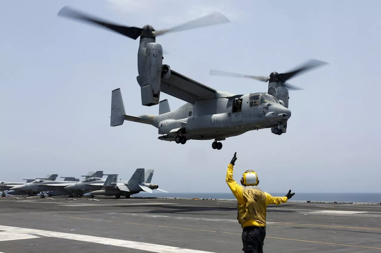 Families of Marines killed in 2022 Osprey crash sue aircraft manufacturers Boeing, Bell, Rolls Royce