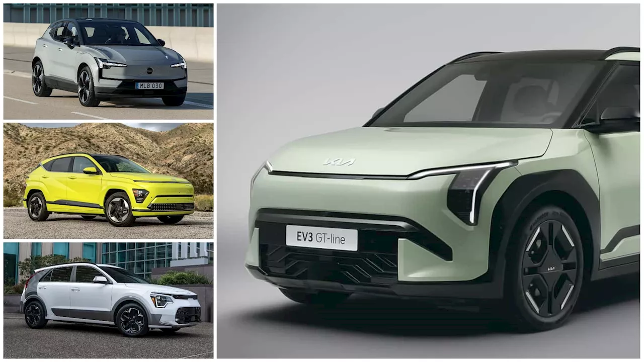 Kia EV3 vs. Volvo EX30, Hyundai Kona EV, Kia Niro EV: How They Compare