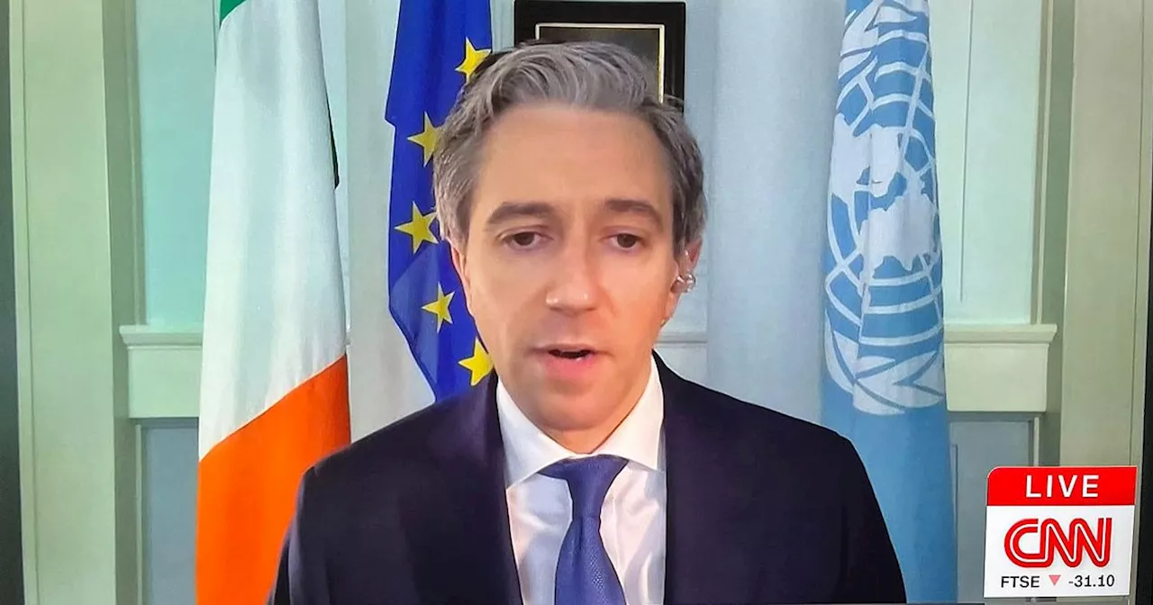 Simon Harris on CNN and hits back at Israel's 'Hamas thanks Ireland' video