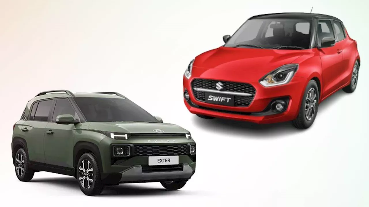 2024 Maruti Suzuki Swift vs Hyundai Exter: फीचर्स, कीमत और स्पेसिफिकेशन के मामले में कौन बेहतर? खरीदने से पहले जानें