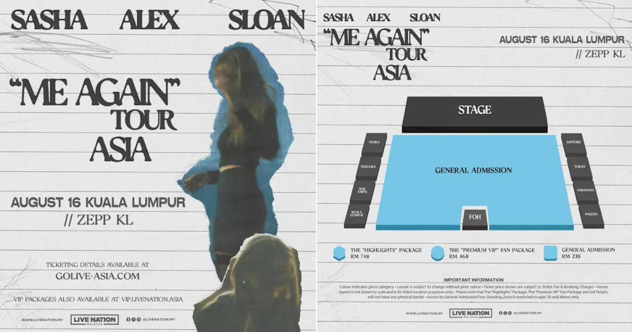 Sasha Alex Sloan Kicks Off Her 'Me Again' Tour in Kuala Lumpur this August