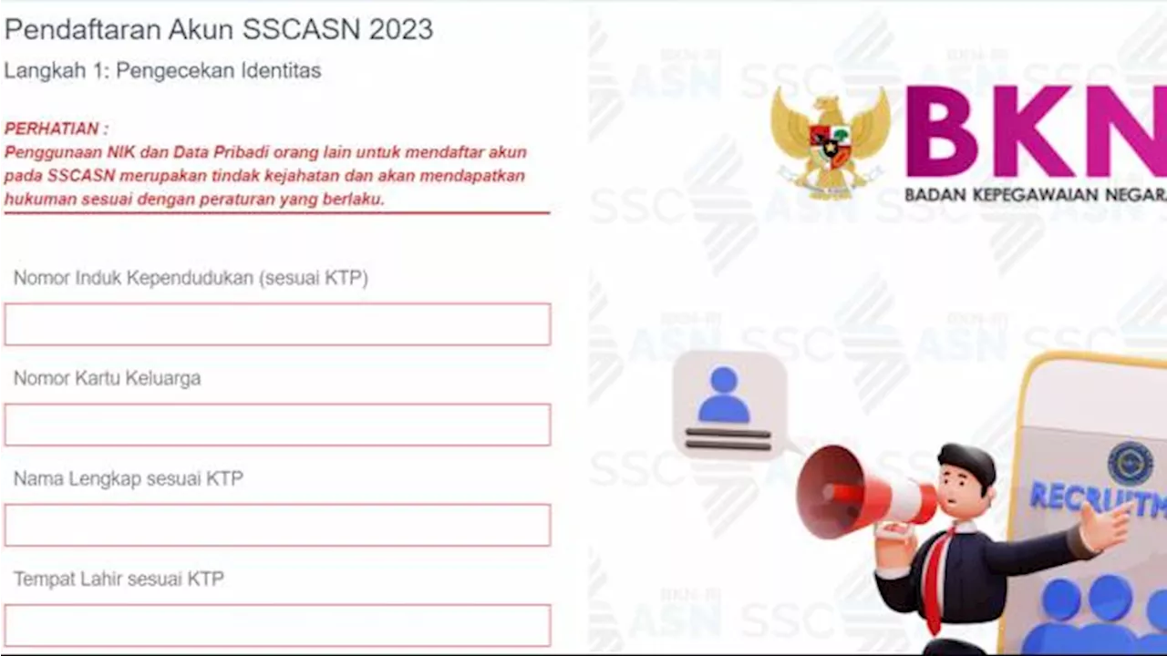 Cara Cek Formasi Seleksi CPNS-PPPK 2024, Klik sscasn.bkn.go.id