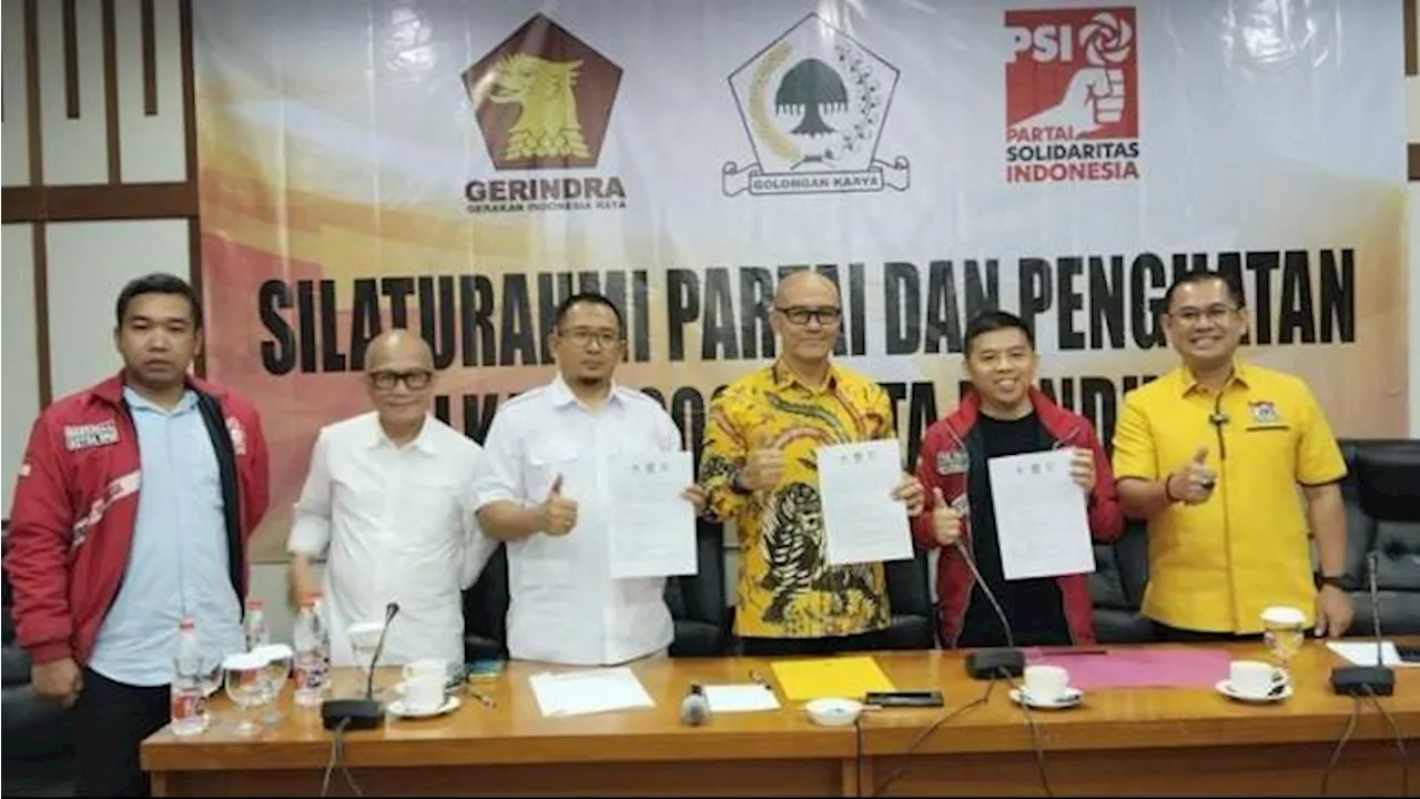 Golkar, Gerindra, dan PSI Resmi Berkoalisi untuk Pilkada Bandung tapi Belum Tentukan Kandidat