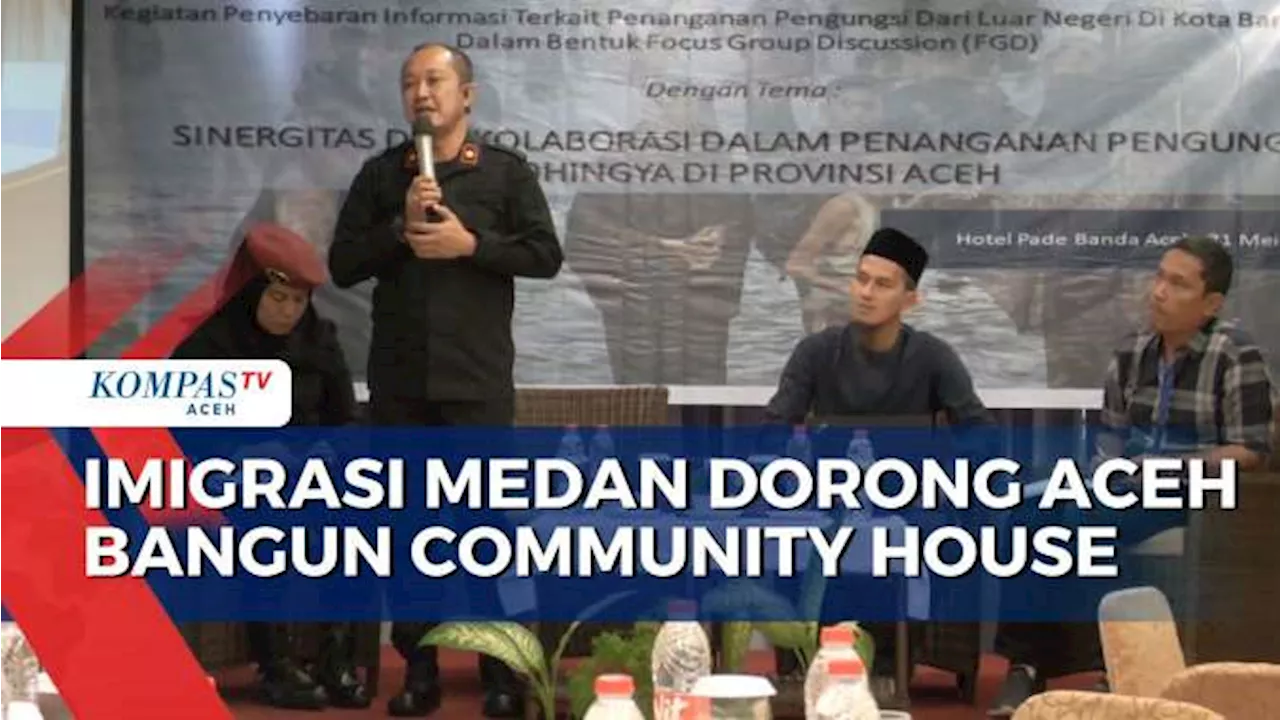 Imigrasi Medan Dorong Aceh Bangun Community House Pengungsi Rohingnya