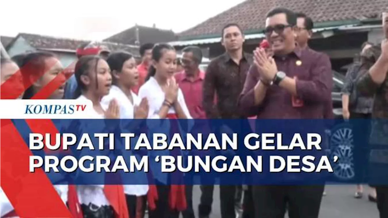 Program 'Bupati Ngantor di Desa', Bupati Tabanan Kunjungi Desa Bantiran di Bali