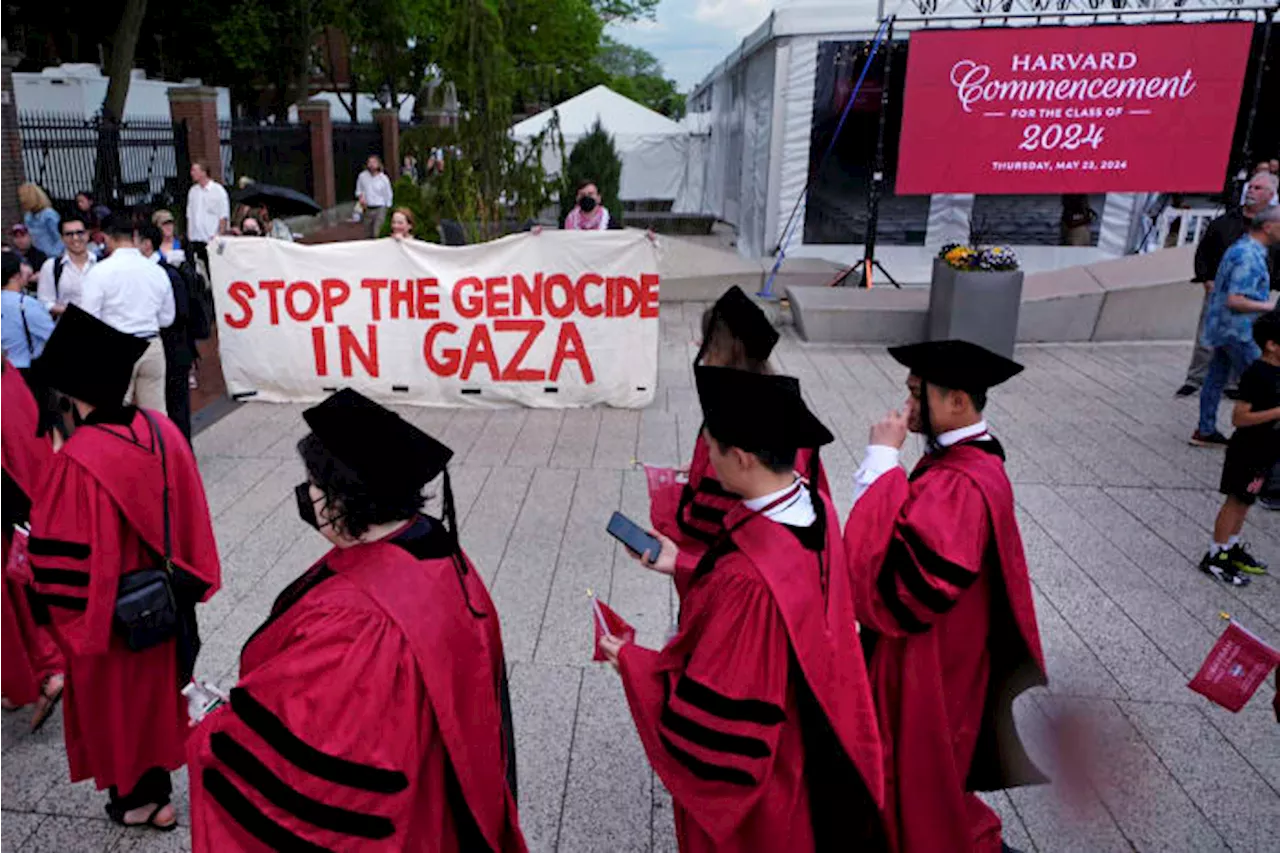 Harvard holding commencement after weekslong pro-Palestinian encampment protest