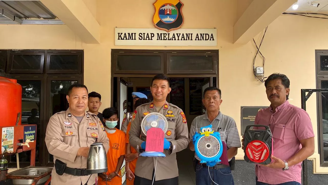 Beraksi Pakai Angkot, Tiga Pemuda Spesialis Bobol Sekolah dan Rumah di Lampung Ditangkap