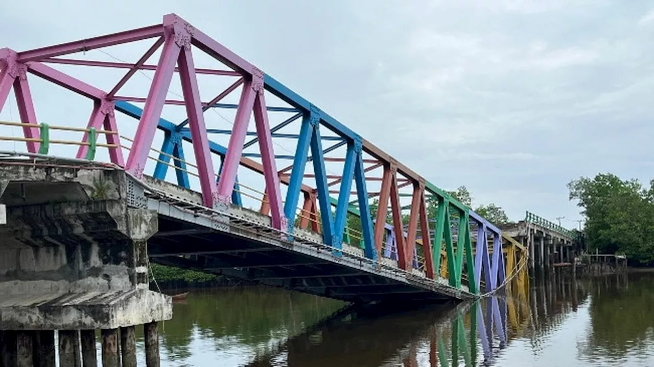 Diresmikan Tahun 2022, Jembatan di Kepulauan Meranti Sudah Ambruk