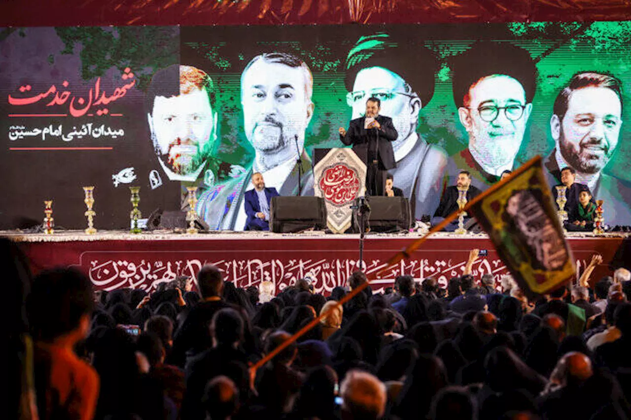 میدان امام حسین(ع) میزبان آئین شام غریبان شهدای خدمت +عکس و فیلم