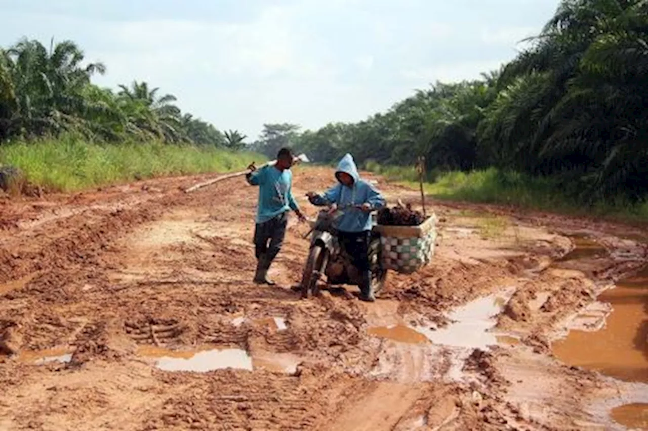 Proyek Jalan Lingkar Kawasan Berikat Dumai Terbengkalai