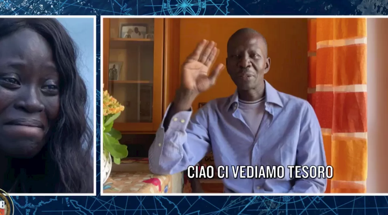 'L'Isola dei Famosi', Khady Gueye rivede il padre dopo mesi |Lui: 'Orgoglioso di te'