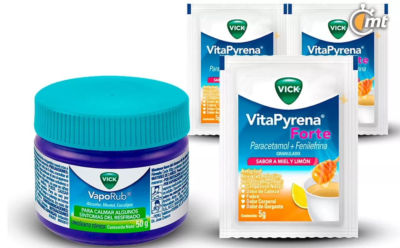 ¡Cuidado! Cofepris advierte por robo de lotes de VapoRub y VitaPyrena