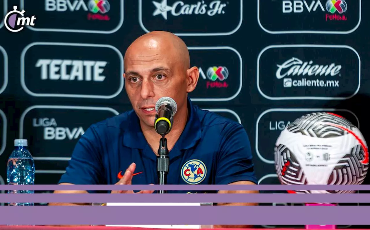 Ángel Villacampa: Esperamos encontrar la mejor versión de América Femenil