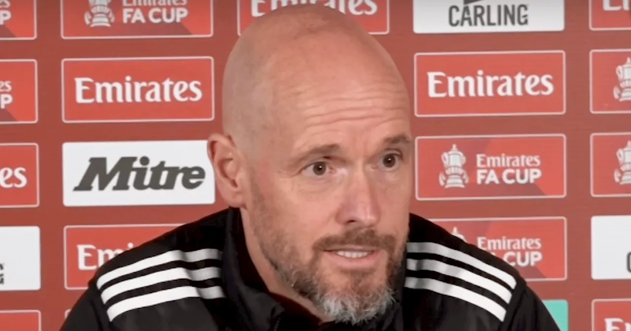 Erik ten Hag confirms Man Utd injury blow for FA Cup final with Man City