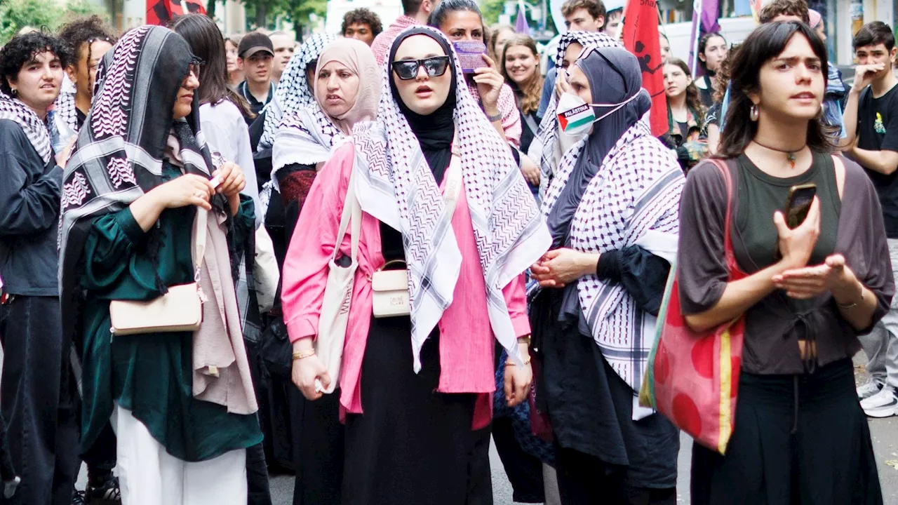 Palästina-Demonstration in Neukölln – 130 Polizisten im Einsatz